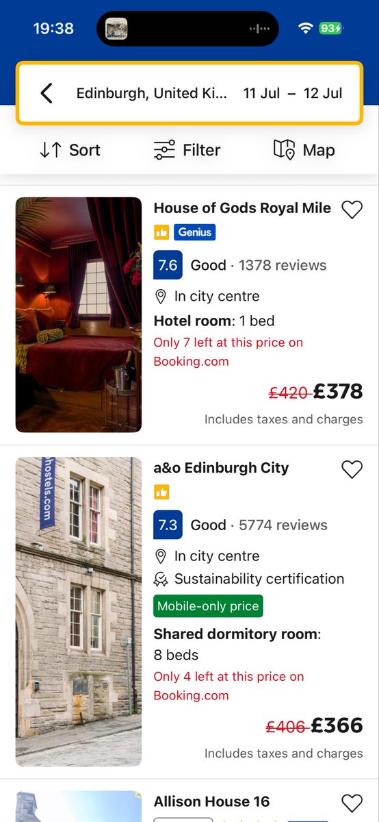 135148's tweet photo. @edinburghtravel why is Edinburgh getting stupid with there prices https://t.co/g6DuW35IAj