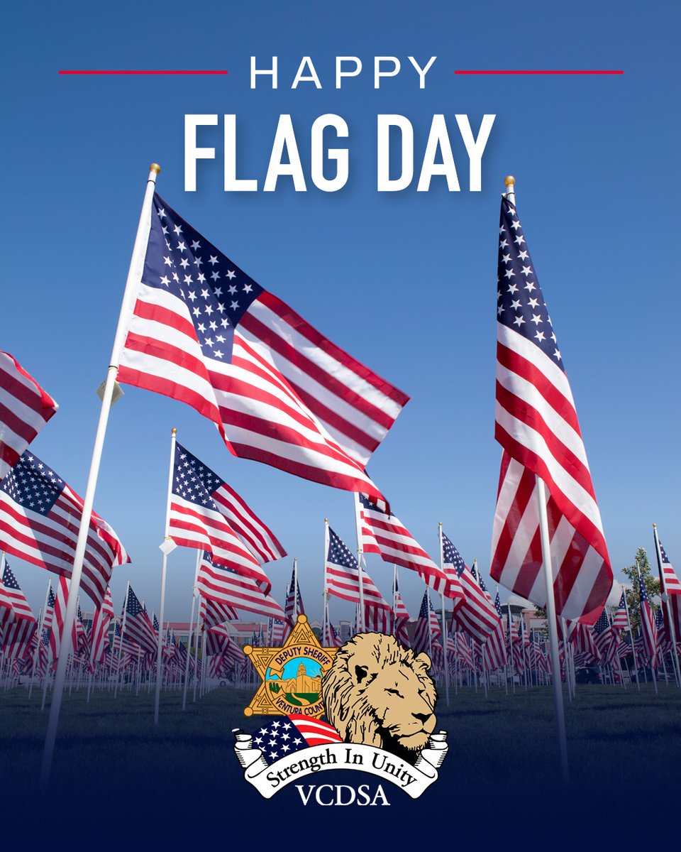 Ventura_DSA's tweet photo. Today, we join Americans across the country in saluting the Stars and Stripes and reflecting with gratitude on the many freedoms we enjoy under its banner because of the sacrifices of those who came before us. Long may it wave! https://t.co/Kkn3Zlg4vh