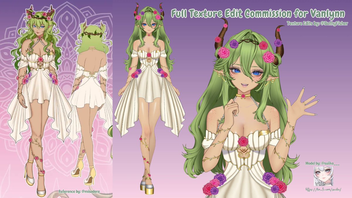 VanlynnVT's tweet photo. Selling my Vtuber!! $2500 or best offer. Open to payment plan. Includes 25 emotes, minecraft skin, custom chibi model, chibi pngtuber, custom vtuber model, some art, Custom Texture Edit for Suiika Model (would have to purchase Suiika model separately yourself). DM if interested. https://t.co/3cipcs5T8L
