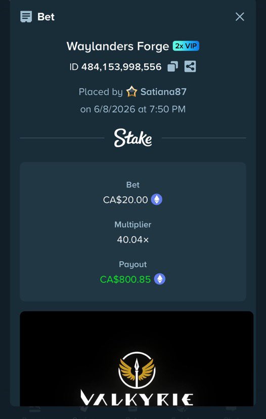 BillvBets's tweet photo. Triple max coin 🤝 
Can we get a little juice up @ValkyrieXStudio @ProdigyDDK https://t.co/h3KWJ3rYoJ
