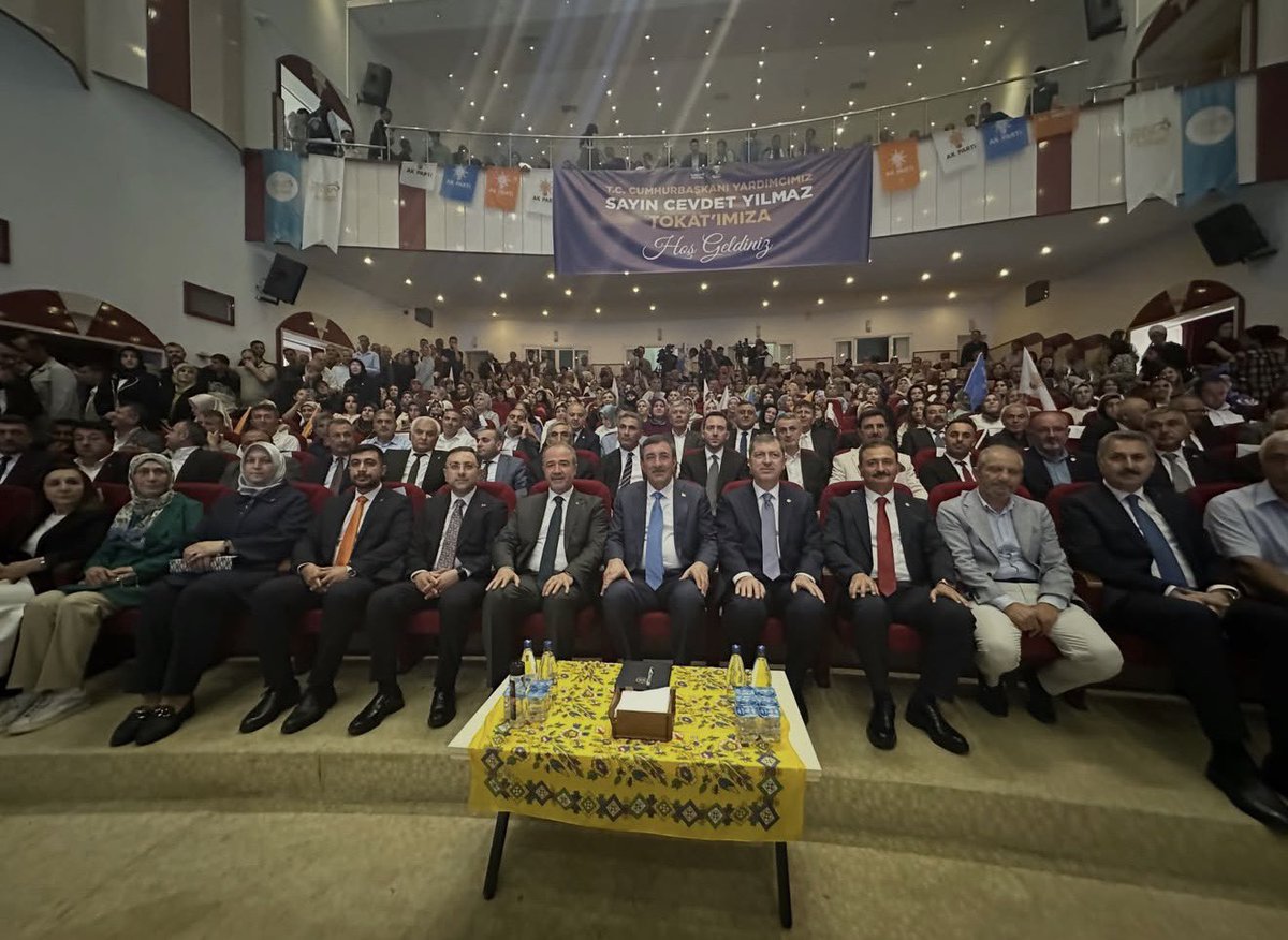 AliCaliskan60's tweet photo. Cumhurbaşkanı Yardımcımız Sayın Cevdet Yılmaz’ın teşrifleriyle, Genişletilmiş İl Danışma Meclisi Toplantımızı büyük bir coşku ve heyecan içerisinde gerçekleştirdik.

İlk günkü aşk, heyecan ve kararlılıkla; Cumhurbaşkanımız ve Genel Başkanımız Sayın Recep Tayyip Erdoğan’ın liderliğinde Türkiye Yüzyılı hedeflerimize emin adımlarla yürümeye devam ediyoruz.

Bizleri yalnız bırakmayan Cumhurbaşkanı Yardımcımız Sayın Cevdet Yılmaz’a, davamıza gönül vermiş teşkilat mensuplarımıza ve her daim destekleriyle güç veren kıymetli hemşehrilerimize teşekkür ediyorum.