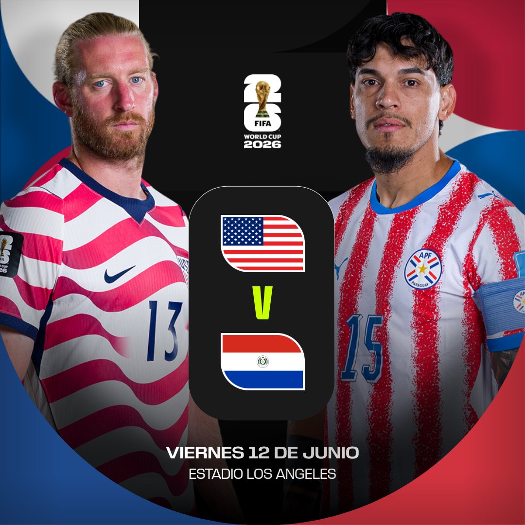 fifaworldcup_es's tweet photo. El momento ha llegado. 🇺🇸 🆚 🇵🇾

#CopaMundialFIFA