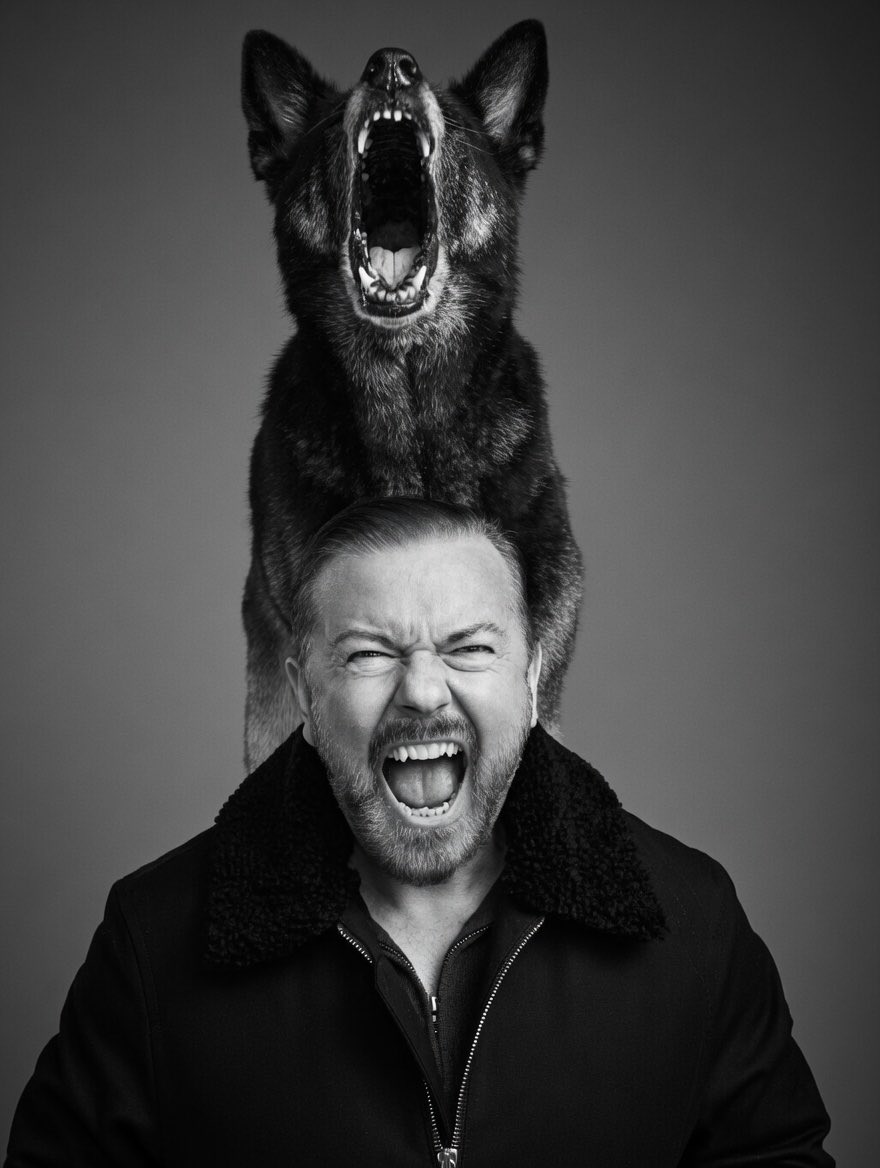 gervaisclips's tweet photo. "Be the person your dog thinks you are.” - Ricky Gervais https://t.co/jr92rhWy6Q