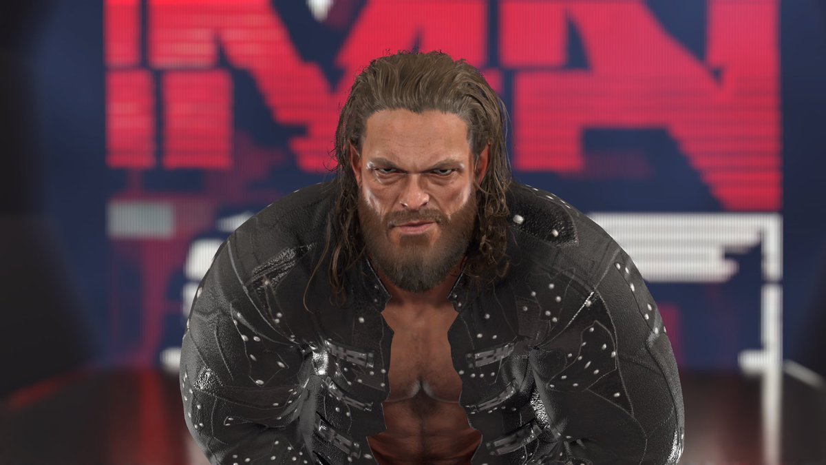 lmxdon's tweet photo. “YOU THINK YOU KNOW ME” 

My favorite caw currently! Absolutely nailed the likeness of @RatedRCope. 
INSANE 🔥🔥🔥🔥

CAW by: @kaaalua 
I just changed the hair &amp; gave him a secondary attire. 
#wwe2k26 #edge #cope https://t.co/vGyANjpP6w