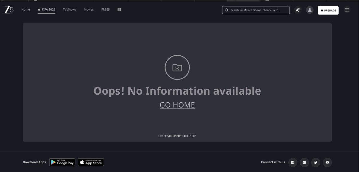 akshat0717's tweet photo. Worst streaming platform in the history of FIFA WC @ZEE5India. If your servers weren't prepared, why did you take the deal in the first place?!

@FIFAWorldCup https://t.co/23Bncnfeue