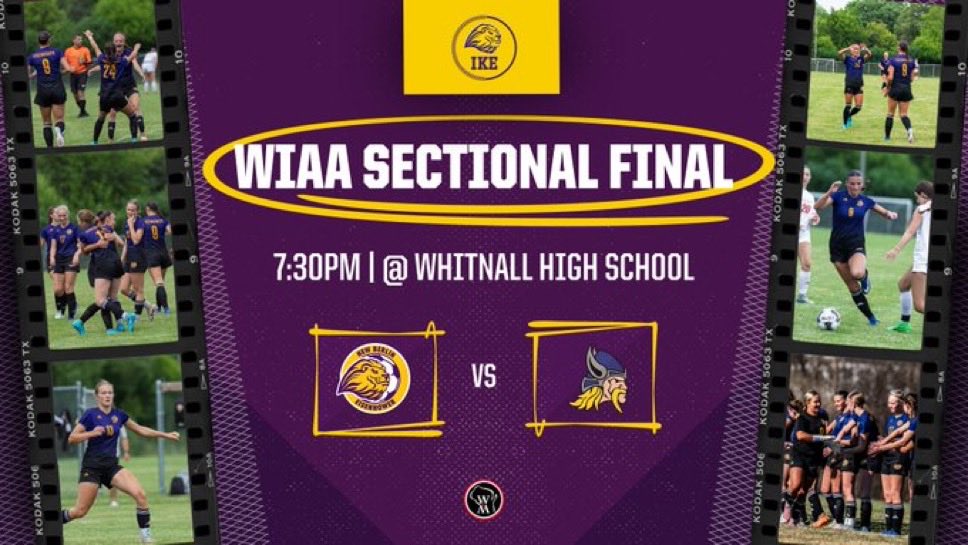 ikegrlssoccer's tweet photo. The battle for New Berlin is tomorrow night!!! Get your friends, their friends, your friends parents, your parents friends, whoever. Then head down to Whitnall HS for a 7:30 pm kick off under the lights! 

Winner goes to state! https://t.co/mOJk6rhZc7