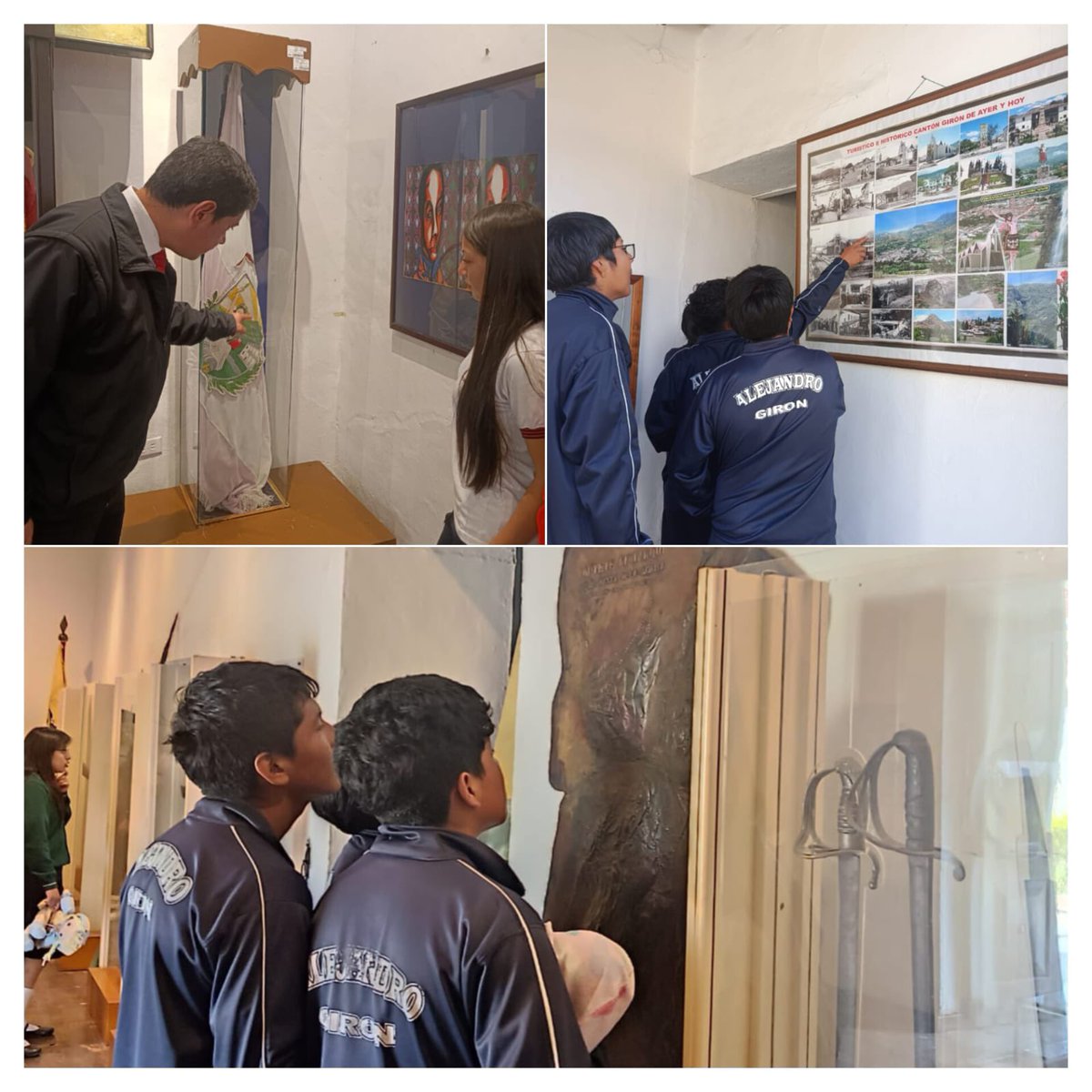 MuseosDefensaEC's tweet photo. 🏛️ Hoy en el museo #CasaDeLosTratados recibimos a los estudiantes de la Unidad Educativa Alejandro Andrade 🏫    

👥Recorrieron pasillos y salones donde se guarda la historia de Girón y de nuestro país.🇪🇨

✨ Visítanos tú también y sé parte de esta memoria viva. https://t.co/XlSJ34SYje