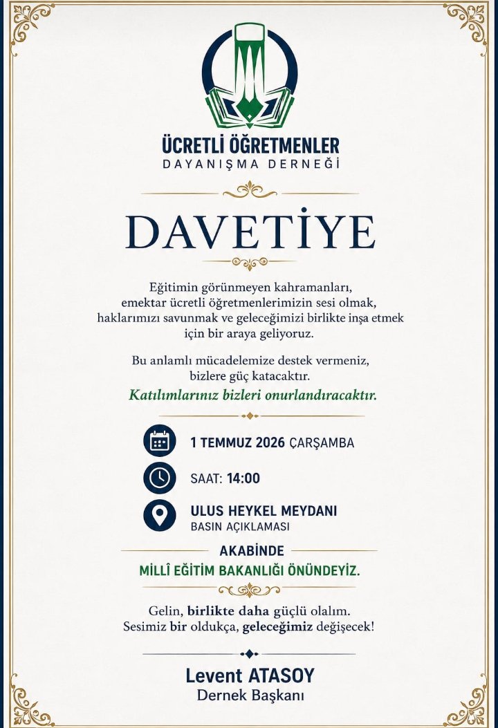 cretliretmenle3's tweet photo. @ilkaysimsek75 Eğitim fakültesi veya formasyonu olan emektar ücretli öğretmenler için 10 bin atama istiyoruz. https://t.co/gDgL8Bbg2h