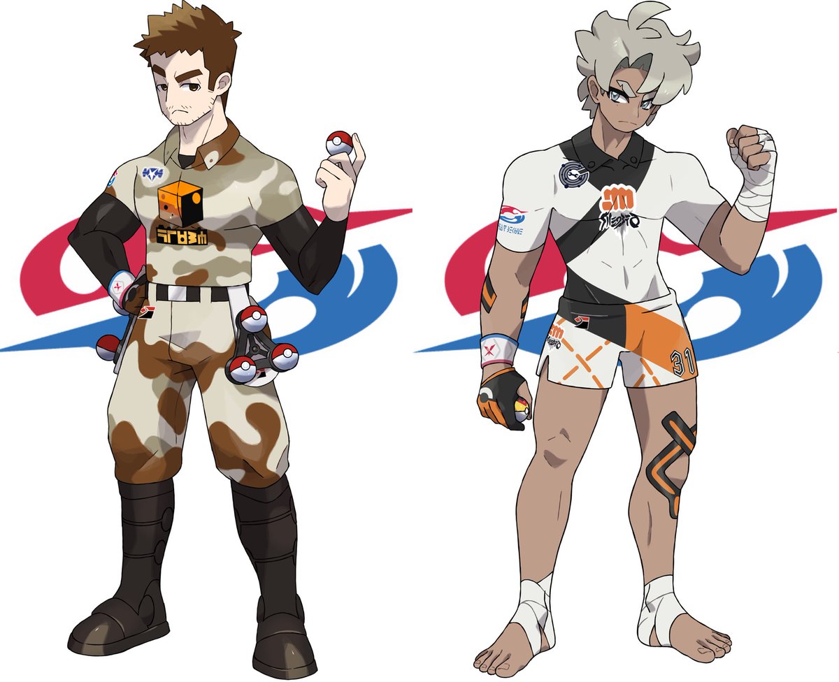 toxicdebris's tweet photo. Moving on to the Galar Elite Four sillies that I commissioned @/queuloriior a while back. So here we have- 

Walker: Bug-Type Specialist
Adam: Ground Type Specialist 
Tai: Fighting-Type Specialist 
Ophelia: Psychic-Type Specialist 
Wyatt: Electric- Type Specialist https://t.co/uyHgp8MIq1