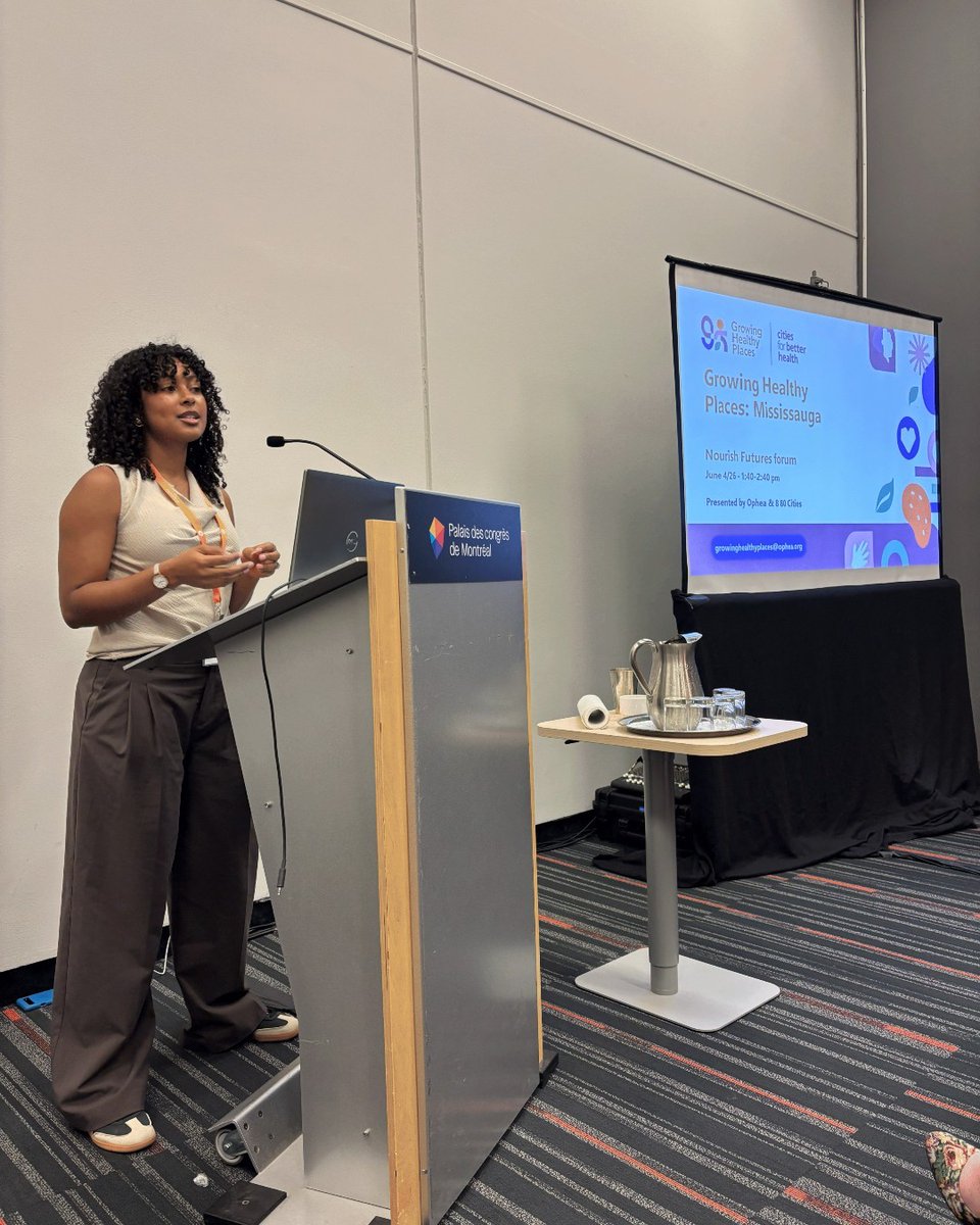 880Cities's tweet photo. Last week, 8 80 Cities Project Manager, Tennesha Joseph, attended the School Food for All: Nourishing Futures Forum in Montreal as part of the panel "It’s All About the Kids: Co-Designing School Food Programs" representing the Growing Healthy Places: Mississauga project, alongside Maleah Omari (representing our partner organization, Ophea).
It was a fruitful two days of knowledge exchange and learning about shaping the future of school food and nutrition education for the next generation across Canada.
Learn more about Growing Healthy Places here: https://t.co/vkYP6Q78ys
@opheacanada
#GrowingHealthyPlaces #Mississauga #HealthyChildren #FoodEquity #GrowingHealthy #HealthyCommunities