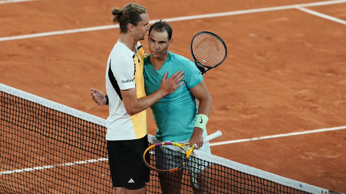 Zverevturkiye's tweet photo. Rafael Nadal Alexander Zverev hakkında açıklamalarda bulundu 

🗣️"Onun gibi bir oyuncunun (Zverev), bu hayalin peşinden bu kadar yıl koştuktan sonra nihayet bir Grand Slam kazanmış olması tenis için harika."

#zverev #nadal https://t.co/3Dvku4zRBJ