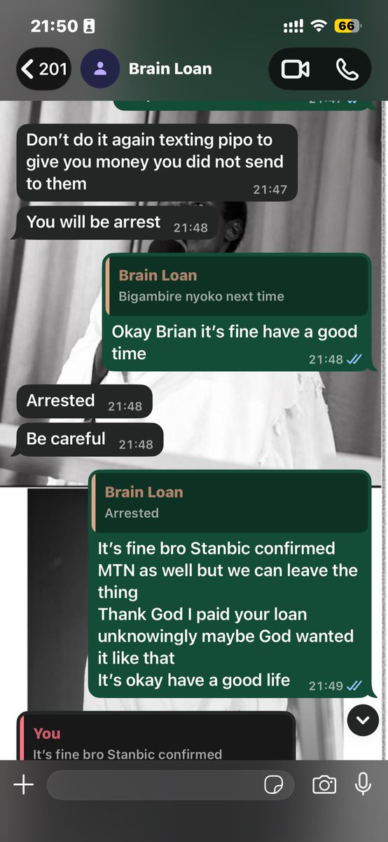 SNinsiima53288's tweet photo. Hello @mtnug today morning I mistakenly sent my money on a number  
I contacted you then you gave me the persons number I had sent my money 
But later alone you told me me that my money was used to pay his Mo kash debt loan 
I texted him and this was his response 😏 what can i do https://t.co/BUXLmIgLZ7