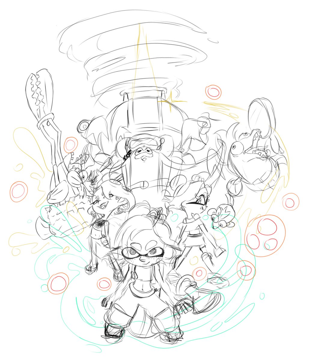 SmolAltNoko's tweet photo. This is gonna take me a while so I’ll share the first sketch. ! https://t.co/K205LZHMU0