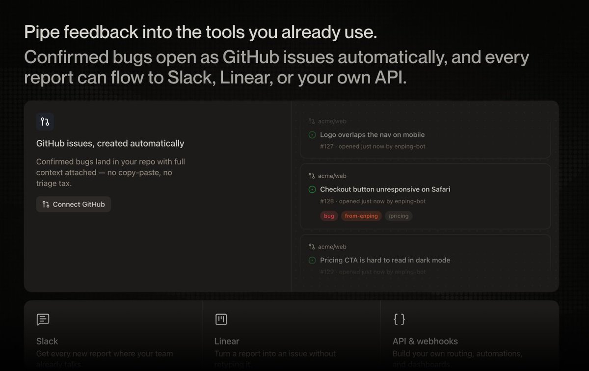 enstateco's tweet photo. Client feedback to @github issue? It was never that easy! Try it at https://t.co/HgdLbPMdr0 👌 https://t.co/KKgLjM58Mp