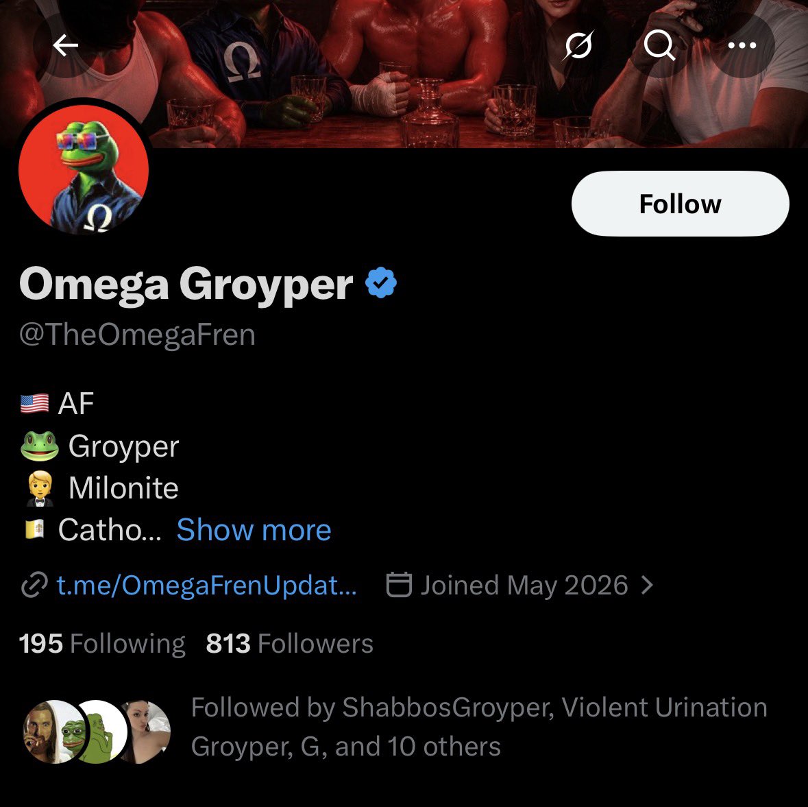 willythegroyper's tweet photo. Still have quite a few mutuals with these aloggers. Let’s fix that. https://t.co/i8mblnNSjX