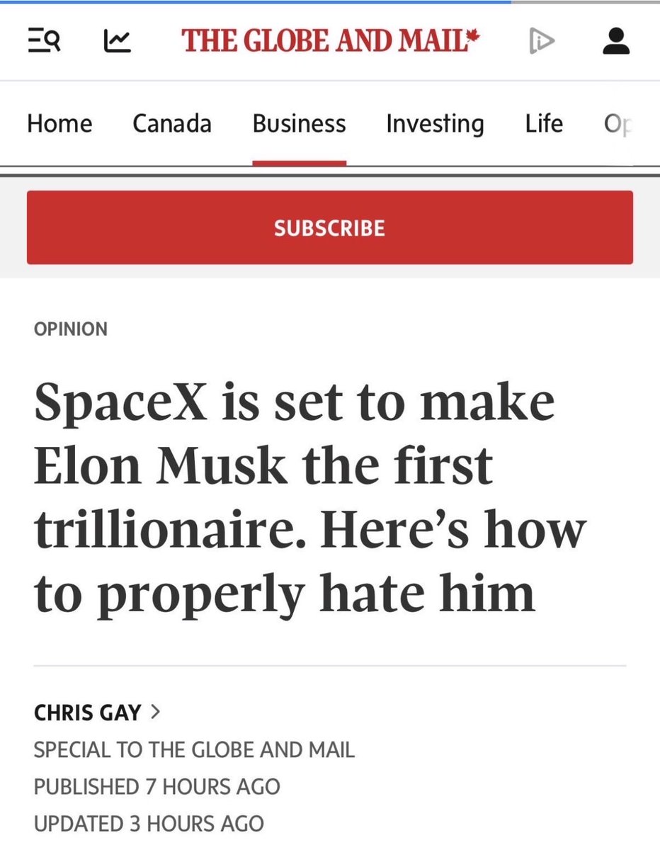 InvestedCapital's tweet photo. @globeandmail @elonmusk https://t.co/md0XyGuJDm