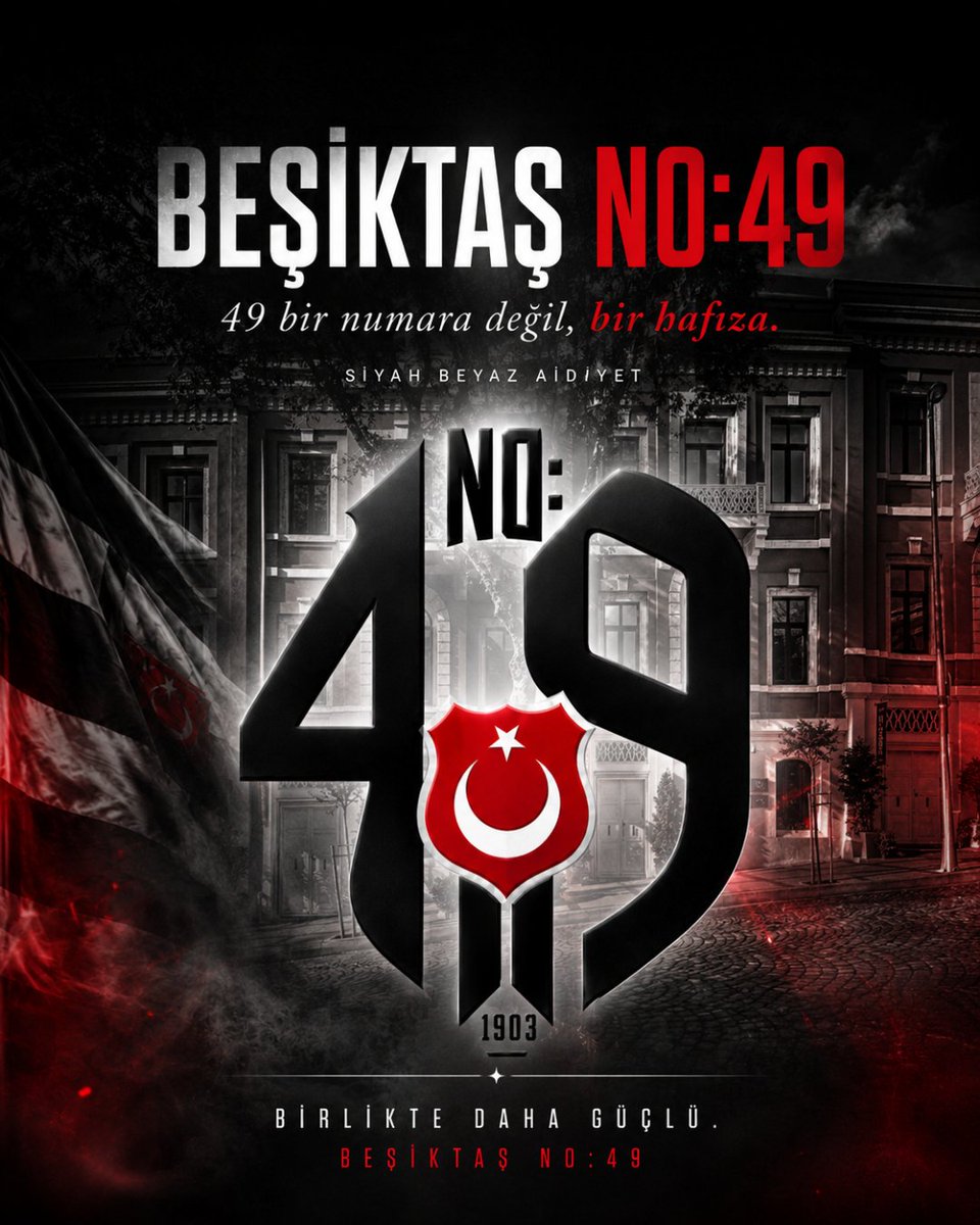 besiktasno49's tweet photo. 49 bir numara değil, bir hafıza.
Beşiktaş’ın köklü geçmişinden ilham alan Beşiktaş No:49, siyah beyaz aidiyeti aynı çatı altında buluşturmak için yola çıktı.

Akaretler’den gelen bu anlamlı iz, şimdi yeni bir taraftar oluşumunun ruhuna dönüşüyor... https://t.co/0Ze5M35Kaj