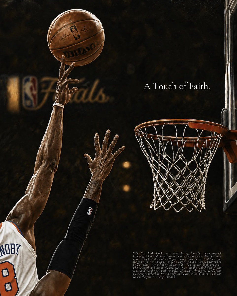 Knicksaholics's tweet photo. You gotta have faith! #AlwaysKnicks #KnicksIn5 https://t.co/nFMeEEDr53