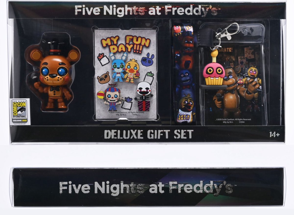 New FNAF Deluxe Gift Set from Monogram will be an exclusive at San