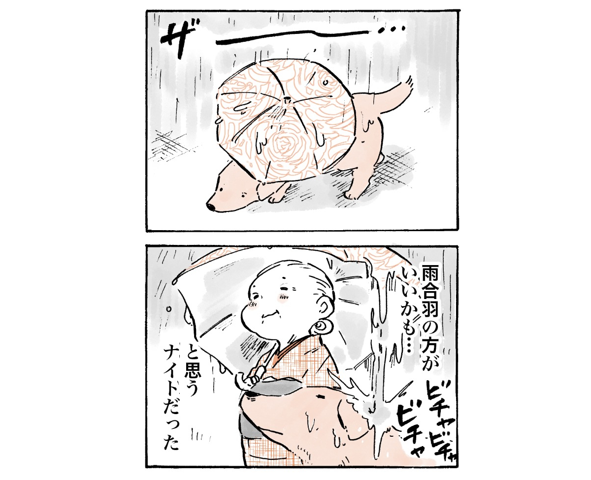 梅雨ですね☔️

#姫ばあちゃんとナイト (再掲) 