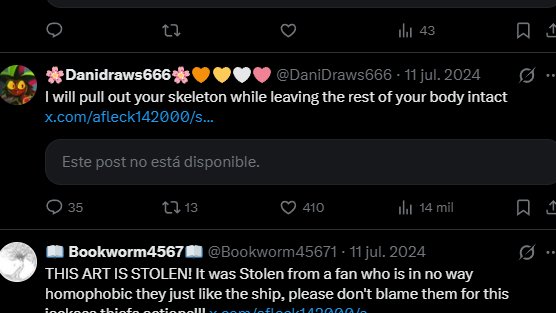 katorishimatsu's tweet photo. @CorrelanceX Although, even after clarifying, their followers still copied my work and justified themselves by accusing me of being phobic. I wish they would clarify that they shouldn't bother the artist who was robbed and that they should report the spammer, just like we do https://t.co/BnLMZg5mO9