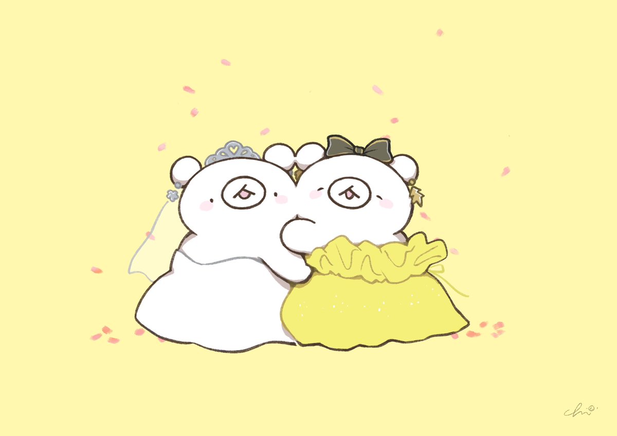 ckm_cf's tweet photo. 花嫁ちーくまシスターズ👯‍♀️🌼 https://t.co/tkYTbXrnrM