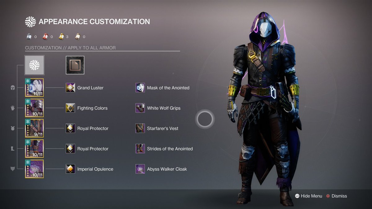 SheridanV57's tweet photo. @ZayOsirisGaming It's either the eleventh brother from Star wars, or just this royal void archer look I came up with. https://t.co/W7LS6lXLGa