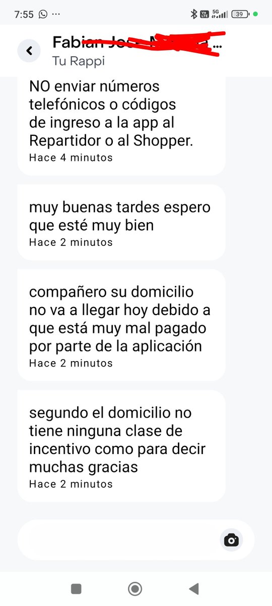 chrisystems's tweet photo. Sres @RappiColombia Cuando le van a pagar bien a sus rappi tenderos? Siempre es la misma historia, los usuarios ya estamos pagando lo justo, pagamos suscripciones ... https://t.co/Bs6aJlqPEv