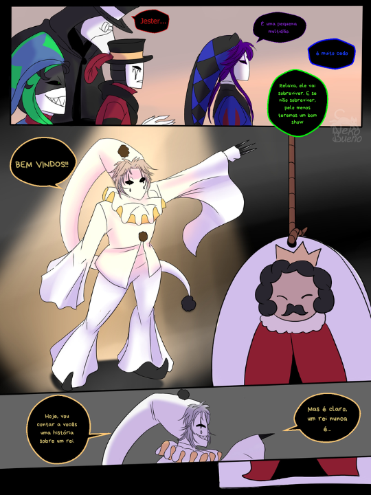 AxiFreak's tweet photo. 🎟️Traduzindo a "Comic Pierrot's outfit.🎟️

Comic feita pela o neko, criador do jogo.

#tfc #thefreakcircus https://t.co/gzzR5XRHQM