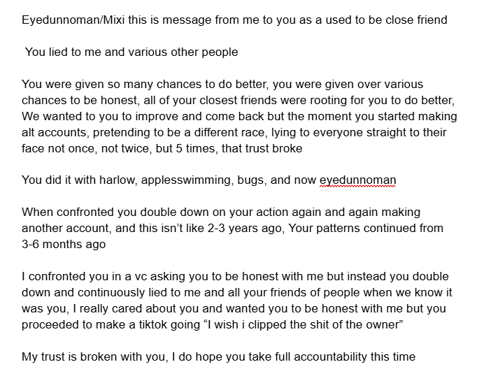 SebushtinBush's tweet photo. @EyeDunn0Man I saw your explanation video and i do wanna leave a message for you after you did briefly name drop me https://t.co/0AzUMfMZQT