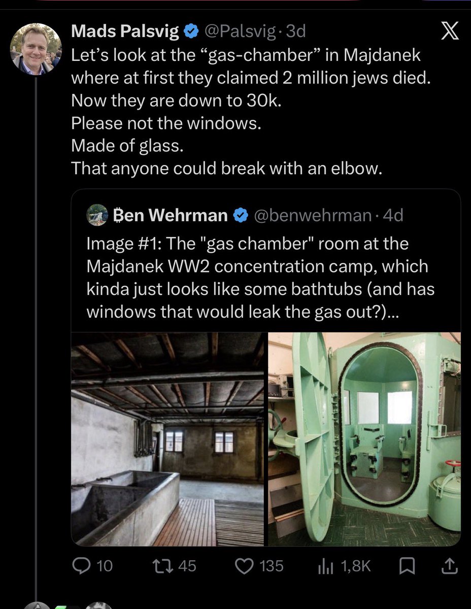 Palsvig's tweet photo. This post is illegal in the EU.
As von der Lying says:
“EU is based on the values of the Talmud”. 
The Talmud allows lying. https://t.co/8PoZuvfIDA