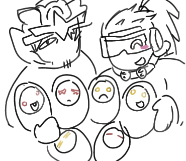 Soulofwind_0's tweet photo. Deep Bite proud of their babies,Tyrant Zero asks for help.. They're crazy dads. #ZeroBite https://t.co/fQABivdD69