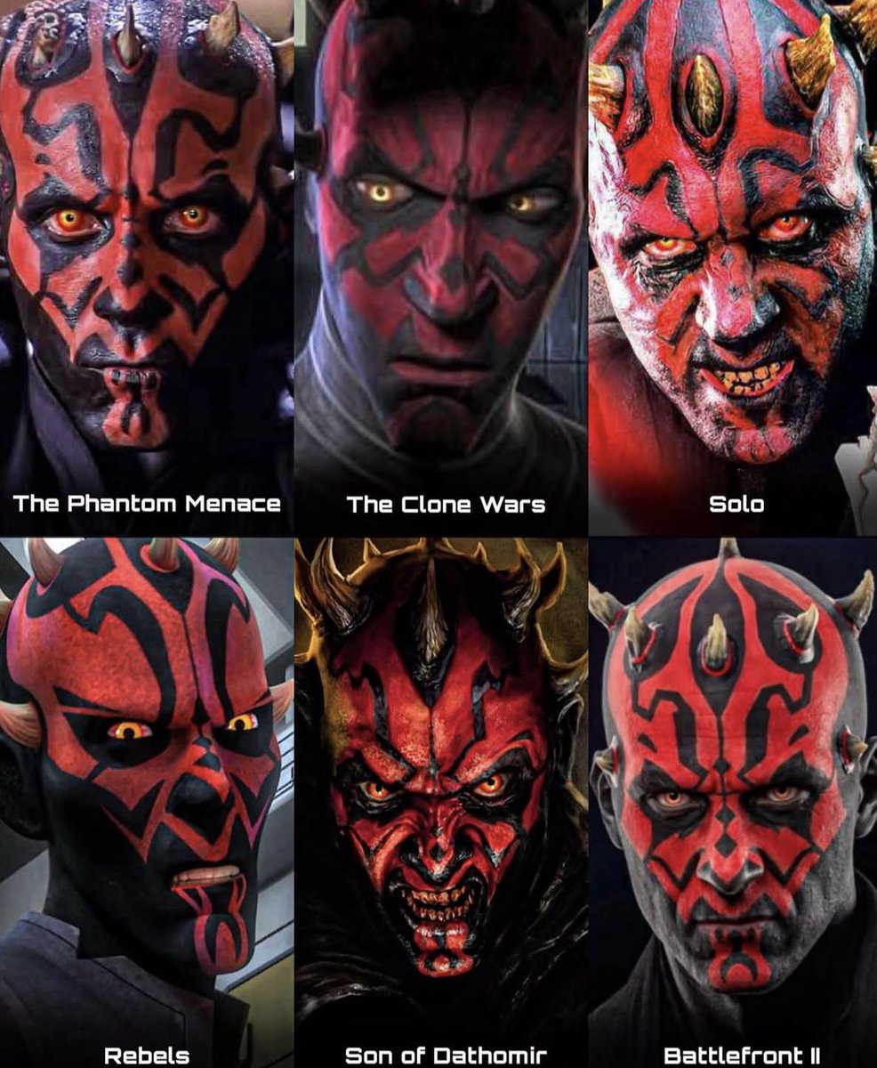 bestofstarwar's tweet photo. Which Maul design is your favourite? https://t.co/lvs9SkETi9