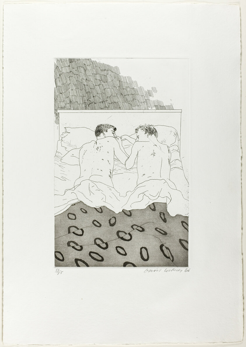 seismicdrift's tweet photo. RIP david hockney, i’ve always found these works very touching https://t.co/Wrh76mj1v0