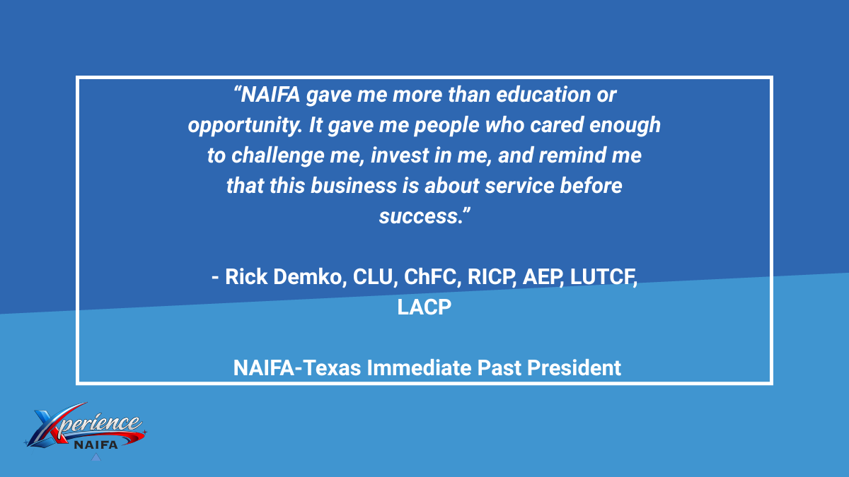 NAIFAMissouri's tweet photo. Service before success. NAIFA membership connects you to advocacy, education, and a powerful peer network—helping you grow your practice while shaping the future of financial services.
https://t.co/65FRL8xFlE #ExperienceNAIFA #NAIFAProud #FinancialAdvisor https://t.co/7F7WsB2qKA