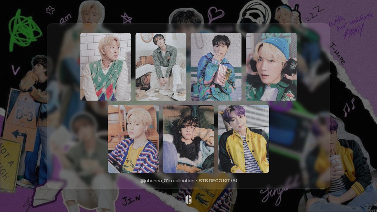 wendiicitajoha's tweet photo. Colección 264.ª BTS DECO KIT (5) Completa 💜 #bcdtrade #bcdtrading #bcdapp https://t.co/IJhqtOZYZo