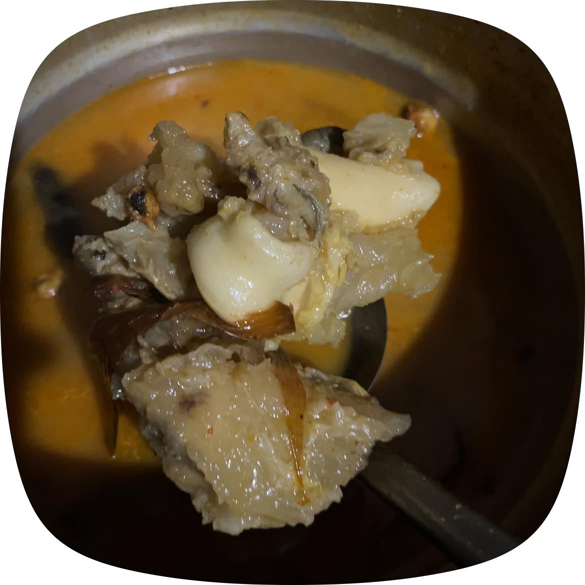 Krisfat__'s tweet photo. Ngide banget  tengah malem liat frezzer ada tunjang sama paha kambing terus bikin gulai, alhasil blm selesai sampe jam segini 😅 https://t.co/OaSoOGoFuN