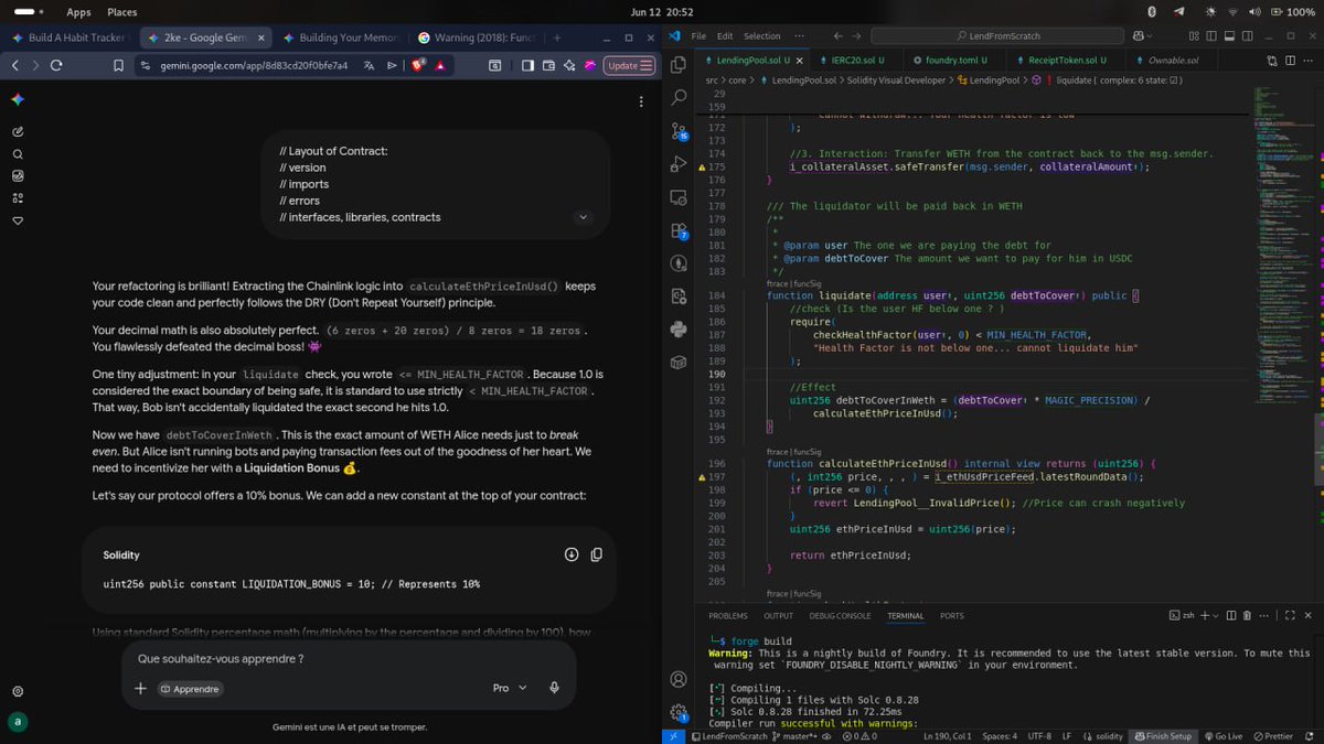 the_2ke's tweet photo. Day 96 
My understanding of Lending Protocol is getting better 
Two weeks ago I didn't get it well but features are getting in easily 🙂‍↕️😭 https://t.co/X2MleVroOz