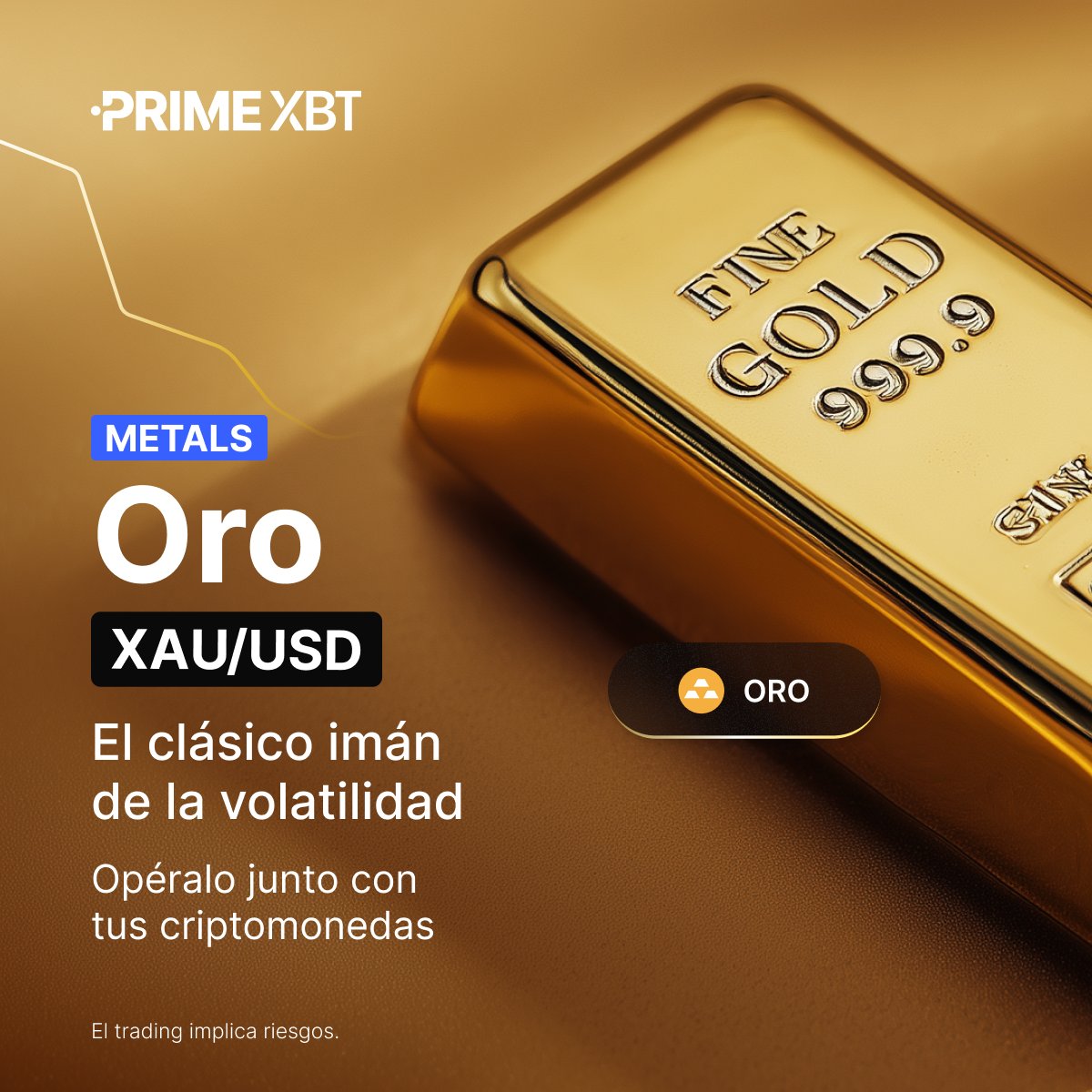 PrimexbtES's tweet photo. 🟡 El oro sigue siendo una opción viable ante la creciente volatilidad.

Opera #XAU junto con tus criptos, en una misma cuenta y en más mercados.

👉 Tradea $XAU: https://t.co/nunZQlnafb

#PrimeXBT https://t.co/V6uGNf9Dby