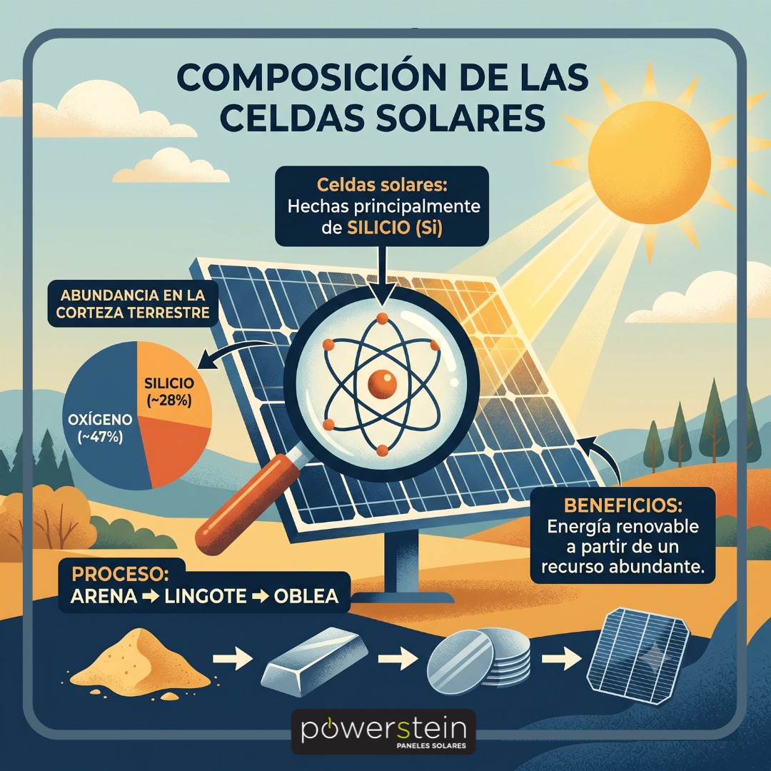 PowersteinDF's tweet photo. SABÍAS QUE...? Las celdas solares están hechas principalmente de silicio, el segundo elemento más abundante en la corteza terrestre después del oxígeno.

https://t.co/DbB6Nv4xU2
55.2595.6358 
#PanelesSolares #silicio https://t.co/SbxTrAqfD6