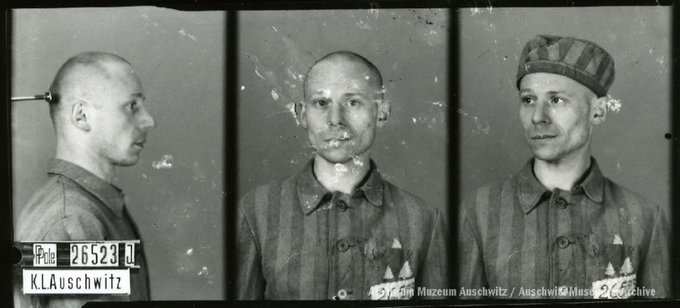 AuschwitzMuseum's tweet photo. 12 June 1910 | A Polish Jew, Max Grabowski, was born.

In #Auschwitz from 6 March 1942.
No. 26523
He perished in the camp on 26 March 1942. https://t.co/bulIh3O2yi