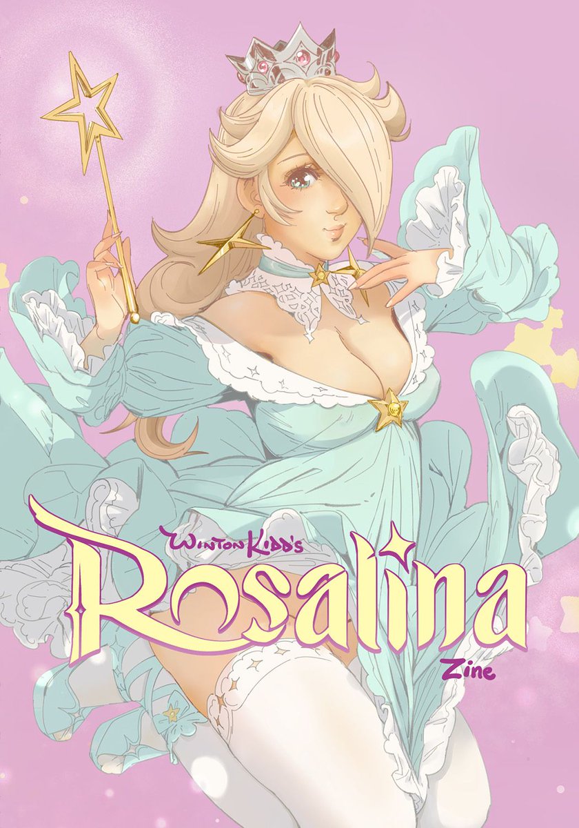 wintonkidd's tweet photo. The Rosalina Zine🔞 is  29 pages of art, incl. a dreamlike 6 pg. erotic comic about an encounter with two cosmic spirits 🌠💖🌠

Get it here!⤵️
https://t.co/y74rD2lCpj
Or here, or free with a monthly sub💖
https://t.co/fqy7NQd3L5

Prints coming 6/29!⤵️
https://t.co/pJL1dys6wS https://t.co/6nwLMxI11i