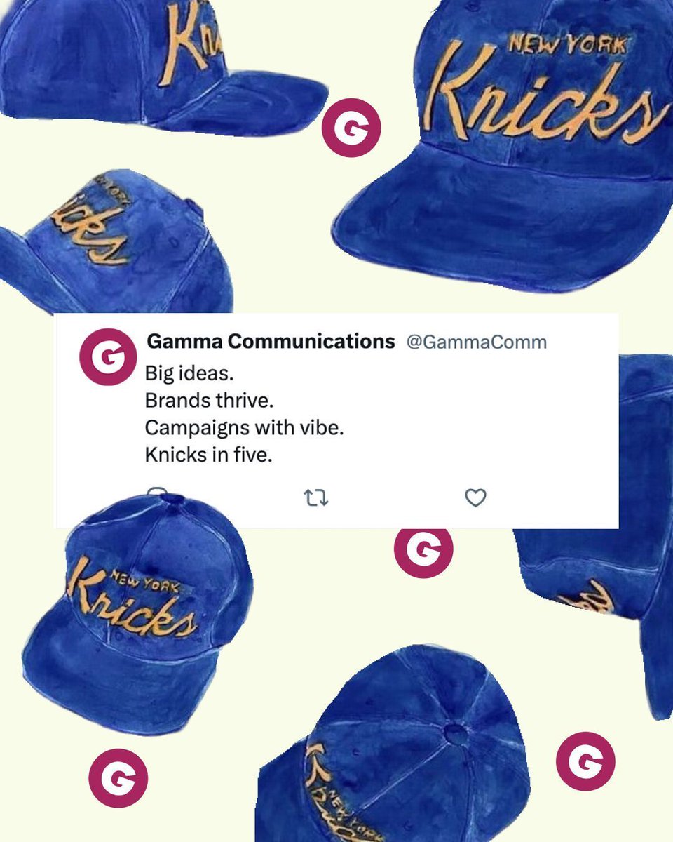 GammaComm's tweet photo. @nyknicks our DMs are always open...

#KnicksInFive https://t.co/eZhMZ7lS8a