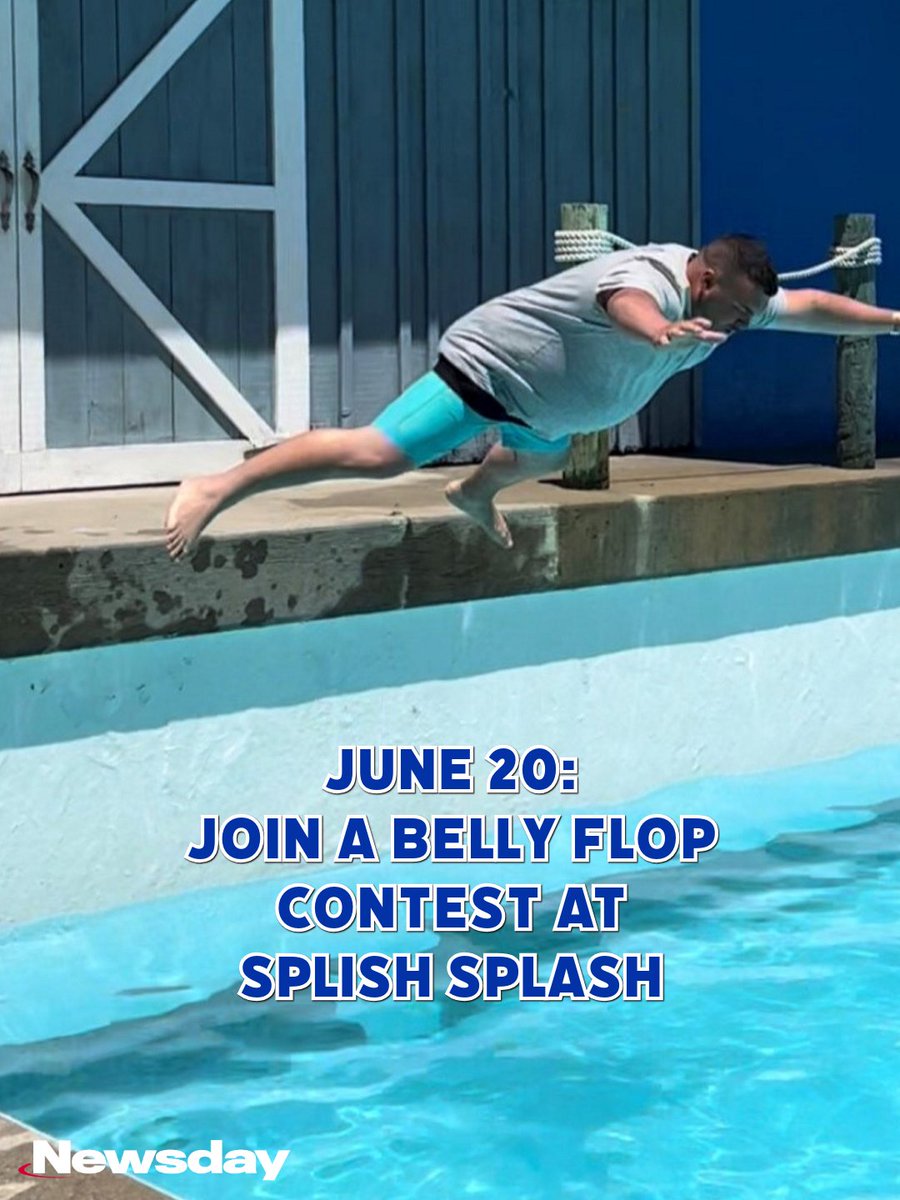 Newsday's tweet photo. If you're looking to do something fun with Dad this Father's Day weekend, there are plenty of ways to celebrate on Long Island. For a chance to win prizes, you can enter Dad in the annual Splish Splash belly flop contest, where prizes go to the splash with the most flash.

To score some quality family time with a side of sports, head to a FIFA World Cup watch party, catch a polo match or cheer on the Long Island Ducks.

For the full list of events: https://t.co/e10q4T9URU
(Photos: Alexandra Moreo, Randee Daddona, Splish Splash Water Park, Kathy M Helgeson, Kevin Imm)
.
.
.
#longisland #longislandny #suffolkcounty #nassaucounty #fathersday