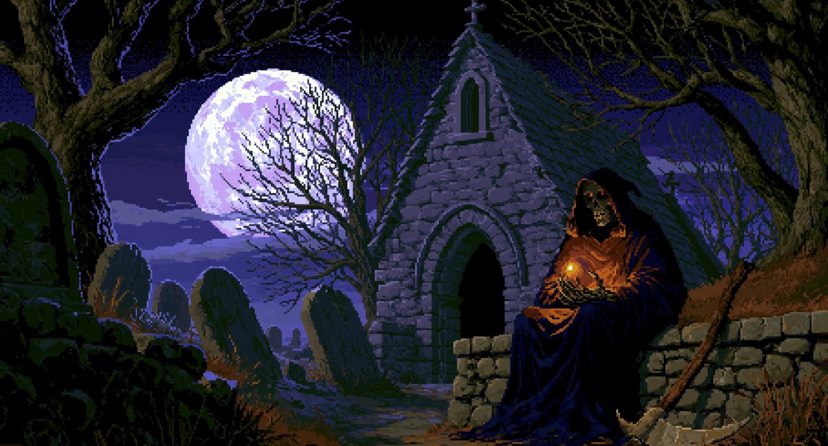 illi_gg's tweet photo. The current game I'm working on requires very little art, it's almost all mechanical. But, that can feel really flat so exploring some pixel art I could incorporate into it. https://t.co/Q5ae6YSsAJ