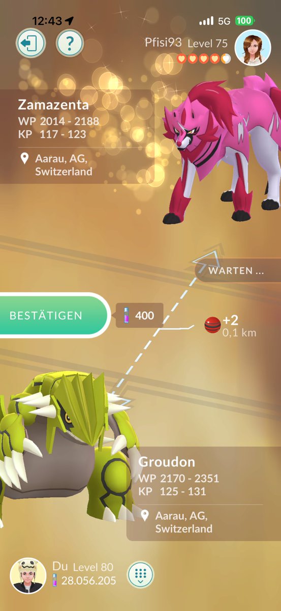 CyrusSensei1's tweet photo. Pokemon GO Fest day 2 is done.
Again a nice day but a bit slow down that my energy lasts for 2 more days.
Highlight was 1 shiny Pikachu from the Lego stamp ralley.

2 hundo
48 shinies
147 raids
2266 catches
1 lucky trade
21 km walked
25843 steps

#PokemonGO #PokemonGOFest #Shiny #Pikachu