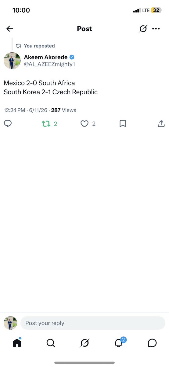 Akeem Akorede tweet media