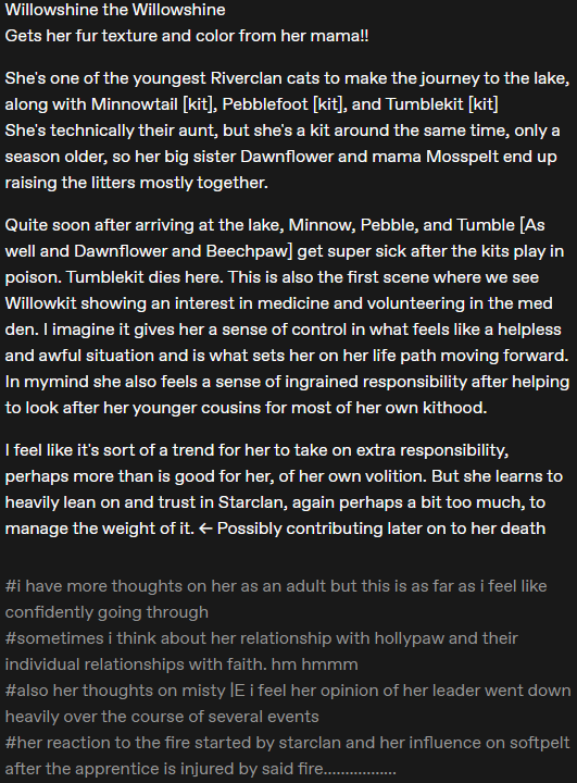 ploverfrost's tweet photo. My Willowshine thoughts here o.0👇 https://t.co/tO5maL33fH