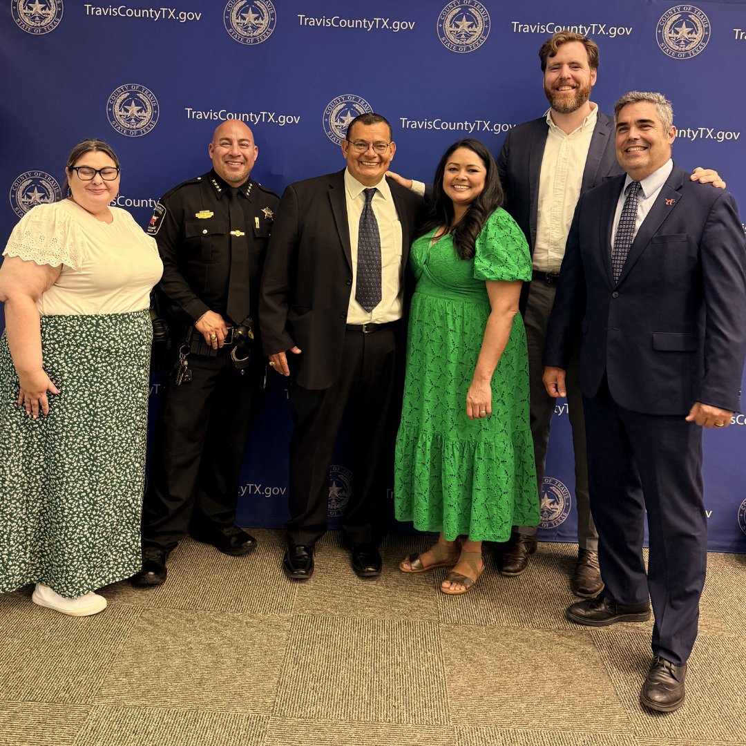 TravisCoClerk's tweet photo. Congratulations to County Commissioner Precinct 4, George Morales, who was sworn in yesterday to Travis County Commissioners Court. https://t.co/ZDpFK0R6FB