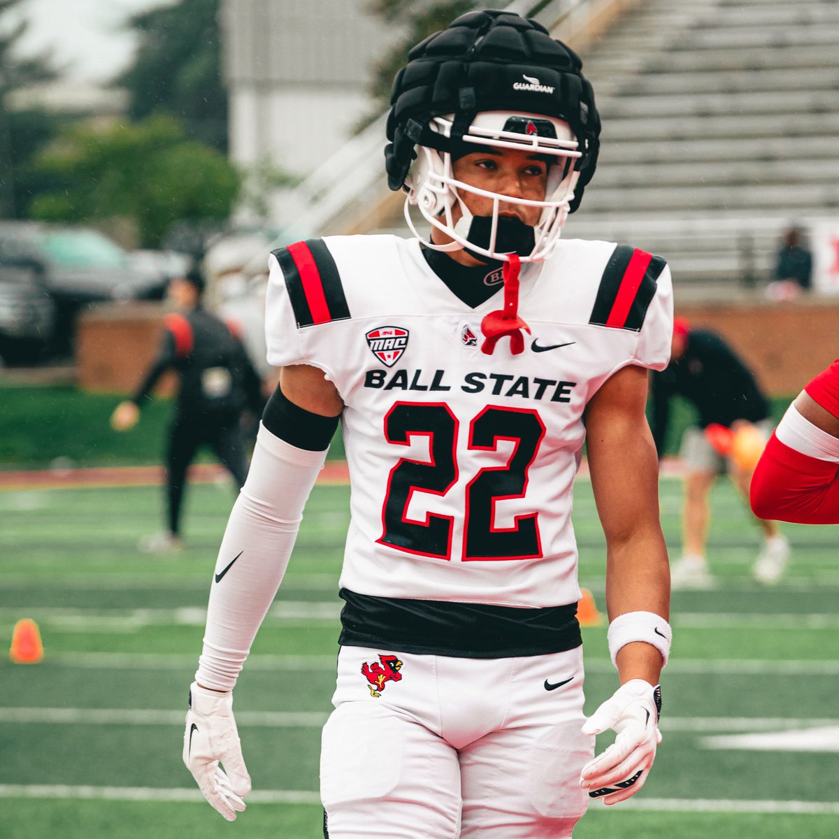 BallStateFB's tweet photo. REMEMBERING NO. 22

Ball State football team members pay tribute to fallen teammate Gavin Yates-Lyons.

STORY https://t.co/He6TywnqcY https://t.co/srao0MwoY9